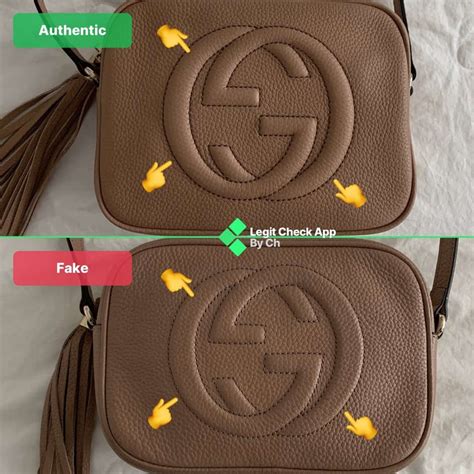 how to tell if you have a fake gucci disco|gucci soho disco bag real.